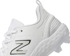 New Balance Fresh Foam Velo v3 Molded Softball Cleats White/White Clearance