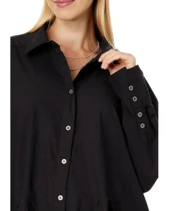 Free People Freya Poplin Black Clearance