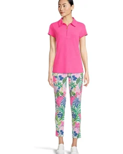Lilly Pulitzer Frida 1/2 Zip Polo UPF 50+ Parigi Pink