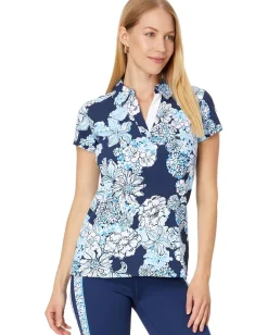Women Lilly Pulitzer Frida Polo UPF 50+