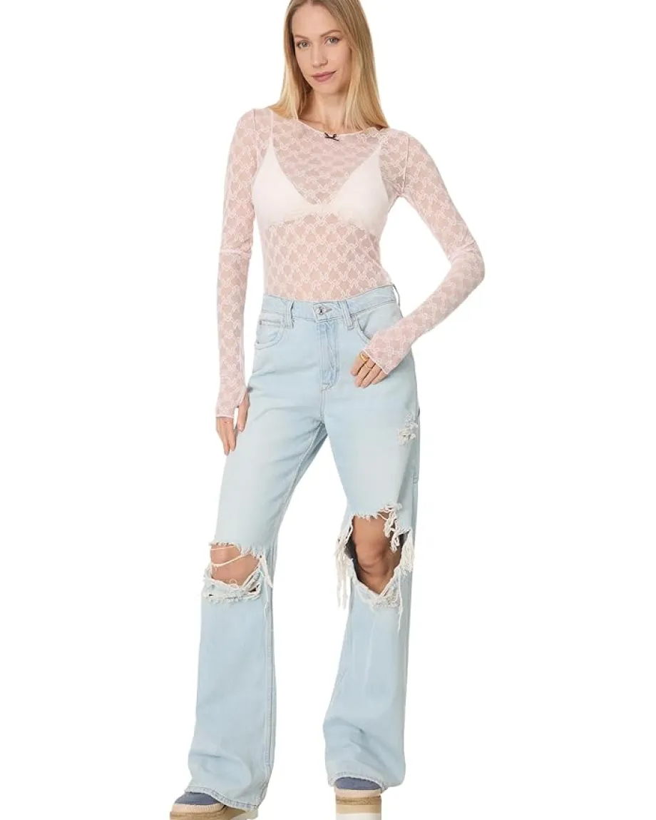 Free People From Me To You Long Sleeve Blossom New