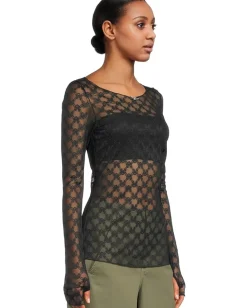 Free People From Me To You Long Sleeve Black Sale