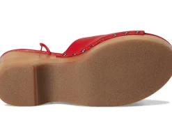 Free People Front Row Wrap Clog Salsa Leather Online