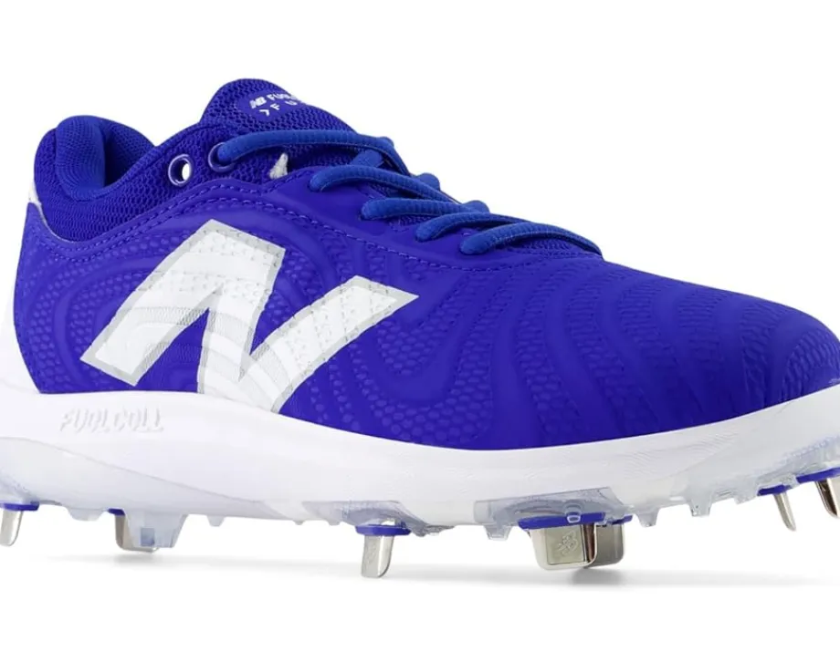 New Balance FuelCell FUSE v4 Metal Softball Cleats Team Royal/Optic White Outlet