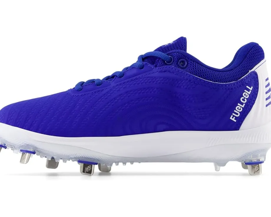 New Balance FuelCell FUSE v4 Metal Softball Cleats Team Royal/Optic White Outlet