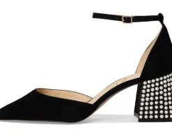 Women Jessica Simpson Fulian Ankle Strap Block Heel Pump