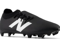 New Balance FURON DISPATCH FG V7+ Soccer Cleats Black/White New