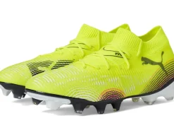 PUMA Future 8 Match Firm, Artificial Ground Soccer Cleats Yellow Alert-Puma Aged Silver-Sun Struck Outlet