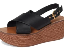 Madewell Gabriella Sandals (Flatform) True Black Hot