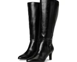 LifeStride Galant Extra Wide Calf Black Faux Leather Outlet