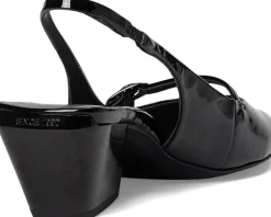 Franco Sarto Galin Black Patent Faux Clearance