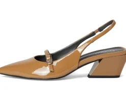 Franco Sarto Galin Peanut Tan Patent New