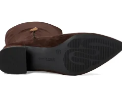 Gentle Souls by Kenneth Cole Gallway Stretch Boots Chocolate Suede Hot