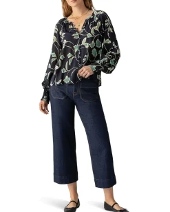 Sanctuary Garden Blouse Evergreen Hot