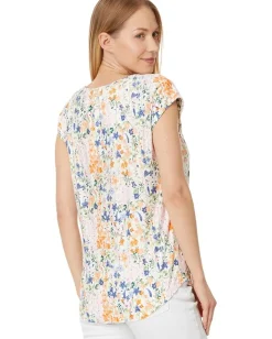 Women Tommy Hilfiger Garden Pintuck Ladder Top