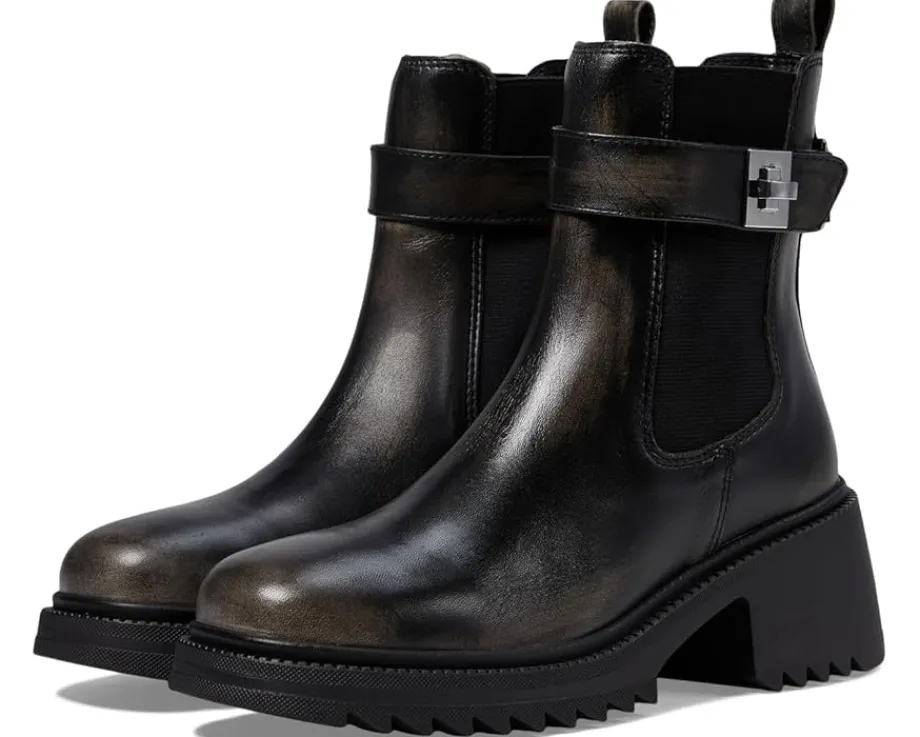 Steve Madden Gates Black Distressed Best