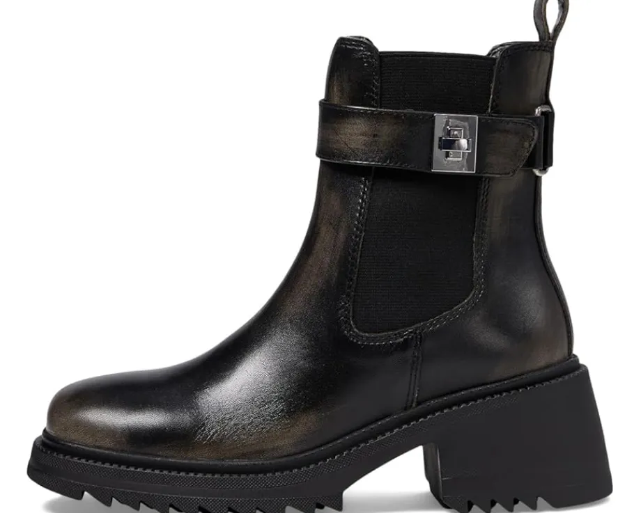 Steve Madden Gates Black Distressed Best