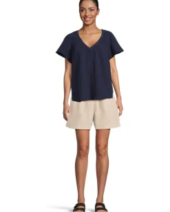 Women Tommy Bahama Gauze Flutter Sleeve Top