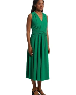 Women Calvin Klein Gauze Twist Front Aline