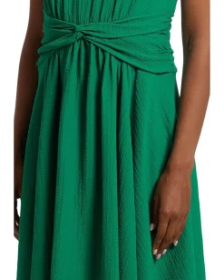 Women Calvin Klein Gauze Twist Front Aline