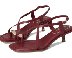 Kenneth Cole New York Geala Dark Red Leather Hot