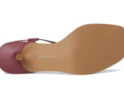 Kenneth Cole New York Geala Dark Red Leather Hot