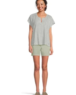 Tommy Bahama Gem Coast Shimmering Bay Short Sleeve Aloe Outlet