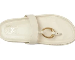 Vince Camuto Genri O-Ring Thong Slide Sandals Panna Creme Sale