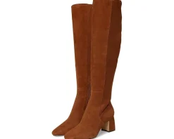 Cole Haan Georgette Over The Knee Boots Tobacco Suede Hot