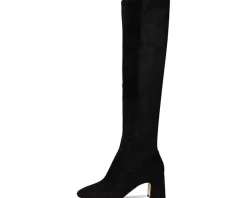 Cole Haan Georgette Over The Knee Boots Black Suede Best