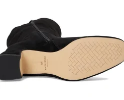 Cole Haan Georgette Tall Boots Black Lux Suede Sale