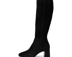 Cole Haan Georgette Tall Boots Black Lux Suede Sale
