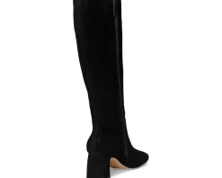 Cole Haan Georgette Tall Boots Black Lux Suede Sale