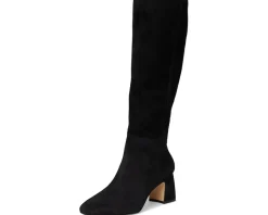 Cole Haan Georgette Tall Boots Black Lux Suede Sale