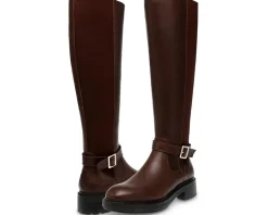 Steve Madden Georgi Brown Leather Hot