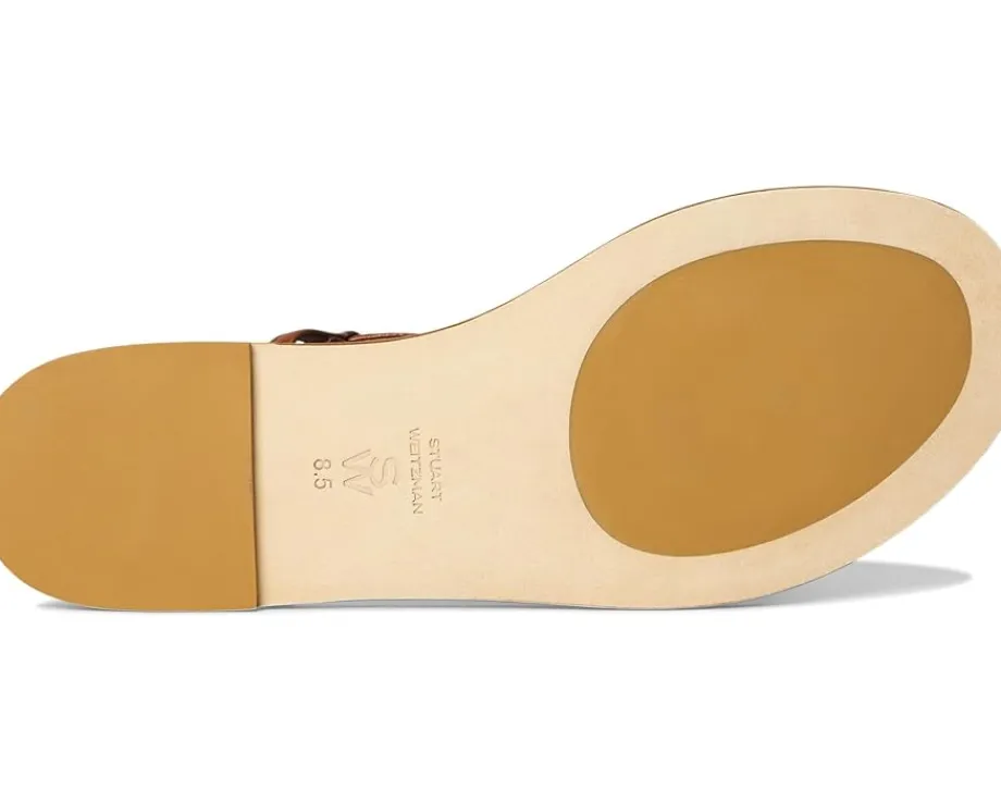 Stuart Weitzman Georgie Lace-Up Bridle Brown Sale