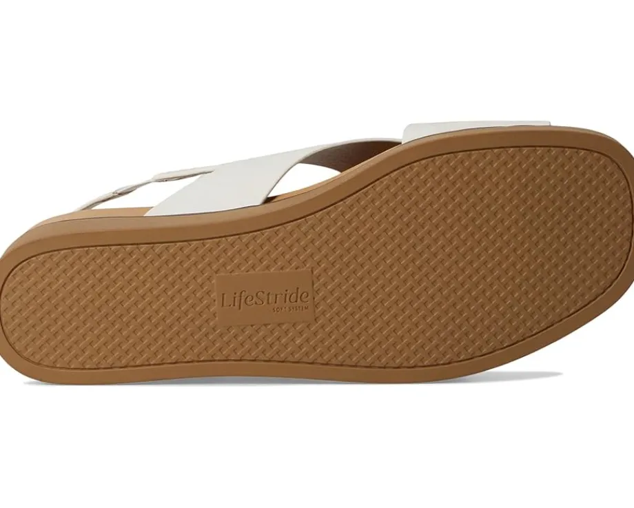 LifeStride Georgina Slingback Sandals Cloud White Discount