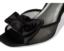 Nine West Gergia Black Satin 001 Outlet