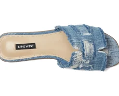 Nine West Germanny Blue Denim New