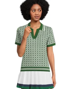 Beach Riot Giana Top Racquet Club Green New