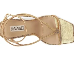 Badgley Mischka Gianni Gold Lizard