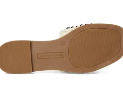 Women Lucky Brand Gidya Beaded Flat Sandals