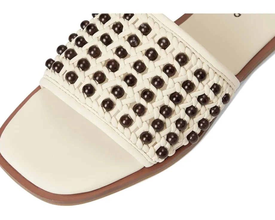Women Lucky Brand Gidya Beaded Flat Sandals
