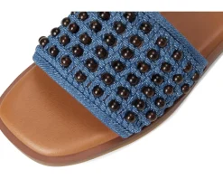 Lucky Brand Gidya Beaded Flat Sandals Medium/Brown Hot