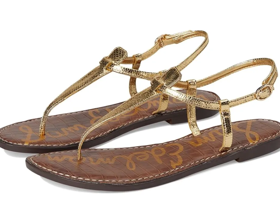 Sam Edelman Gigi Amber Gold Leather Hot