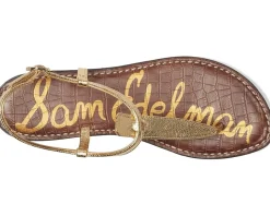 Sam Edelman Gigi Amber Gold Leather Hot