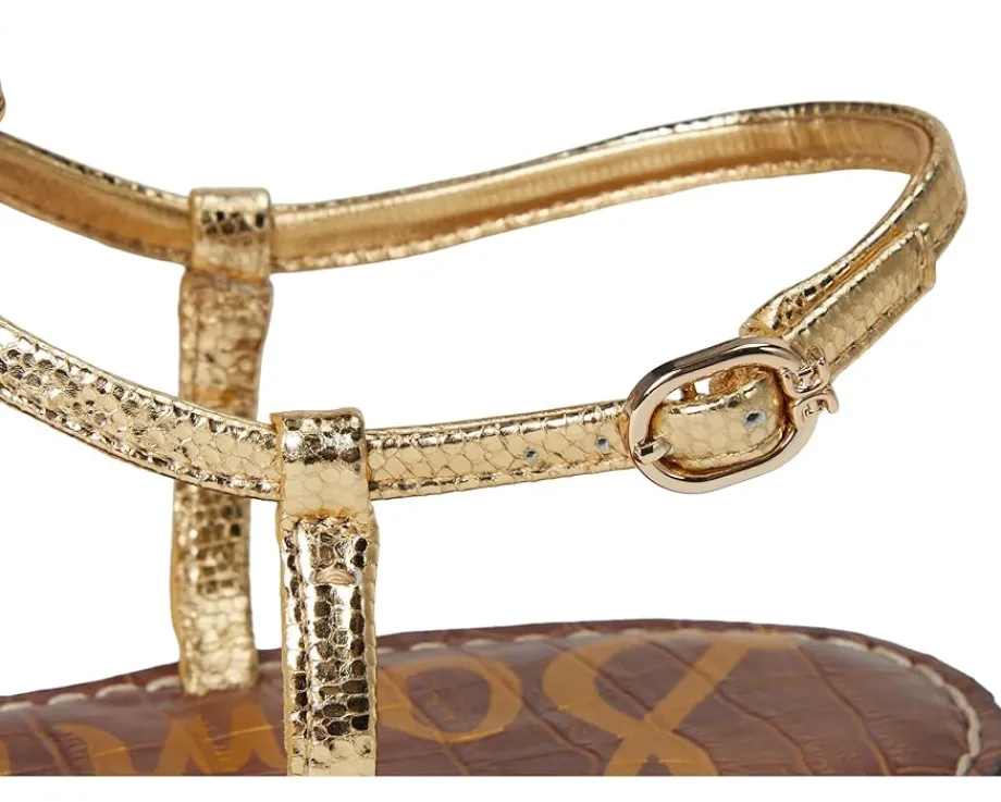 Sam Edelman Gigi Amber Gold Leather Hot