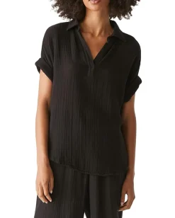 Women Michael Stars Gigi Popover Top