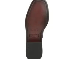 Franco Sarto Giselle High Shaft Boots Castagno Brown Leather Wide Calf