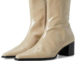 Vagabond Shoemakers Giselle Patent Leather Bootie Sand